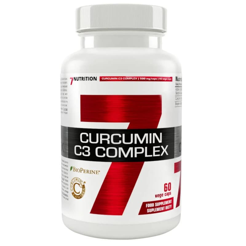 Wsparcie Odporności Kurkumina 7Nutrition Curcumin C3 Complex 500mg 60kaps