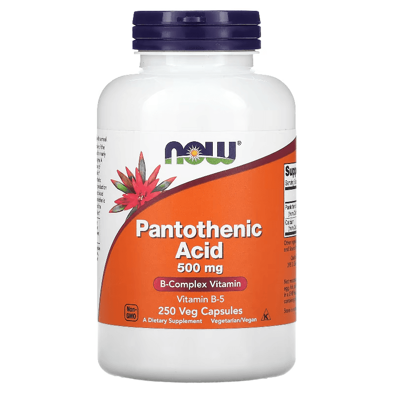 Witamina B Now Foods Pantothenic Acid 500mg 250kaps