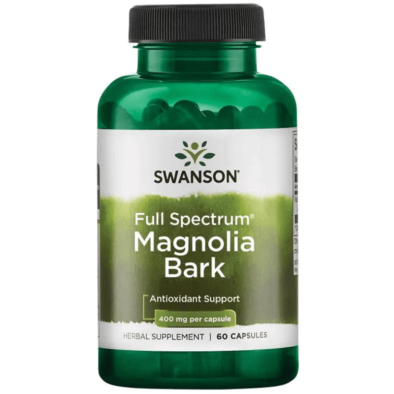 Układ Nerwowy Kora Magnolii Swanson Magnolia Bark 400mg 60kaps