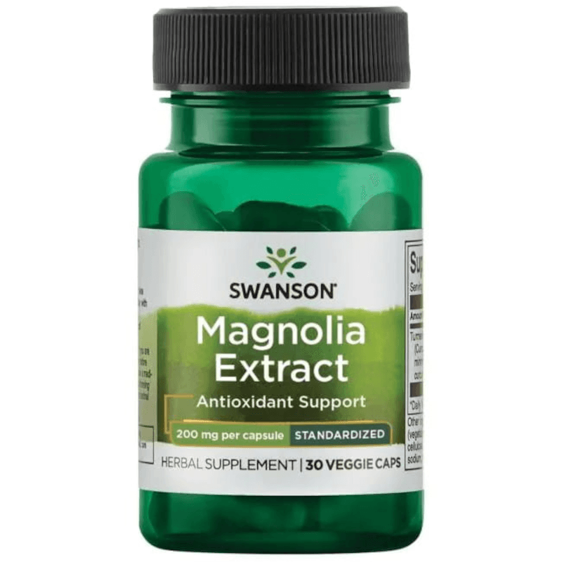 Układ Nerwowy Ekstrakt z Magnolii Swanson Magnolia Extract 200mg 30vkaps