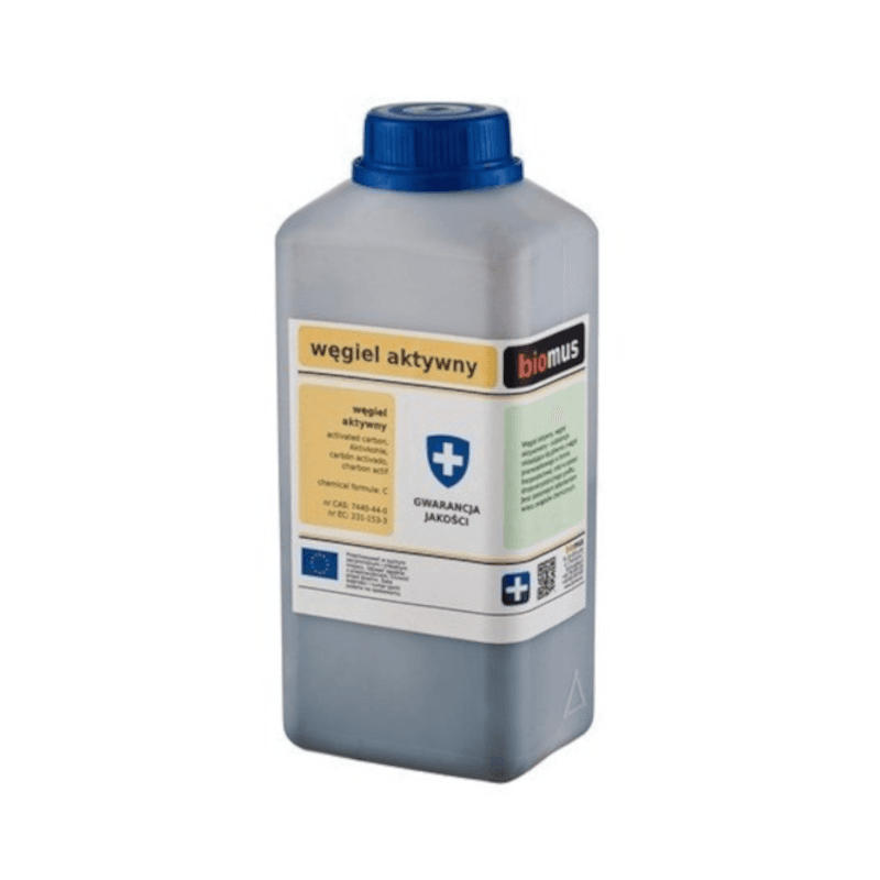 Surowiec chemiczny Węgiel Biomus Węgiel Aktywny Pyl 22 Pylisty 100g