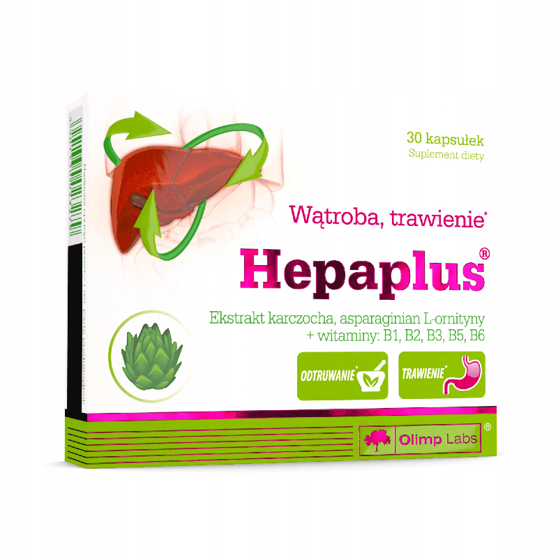 Wsparcie Wątroby Kompleks Olimp Hepaplus 30kaps