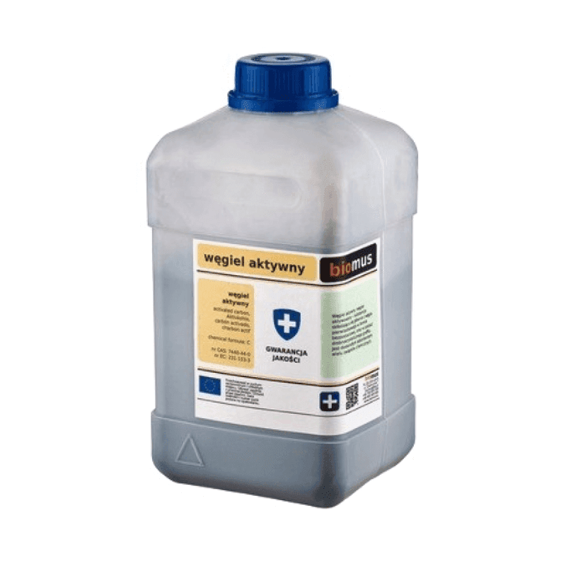 Surowiec chemiczny Węgiel Biomus Węgiel Aktywny Płatki 250g