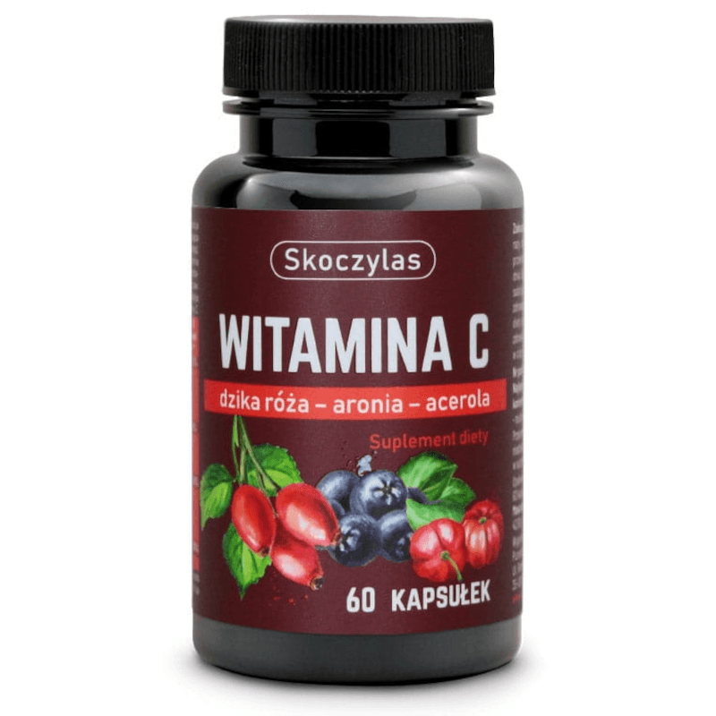 Witamina C Skoczylas Witamina C Trio Dzika Róża Aronia 60kaps