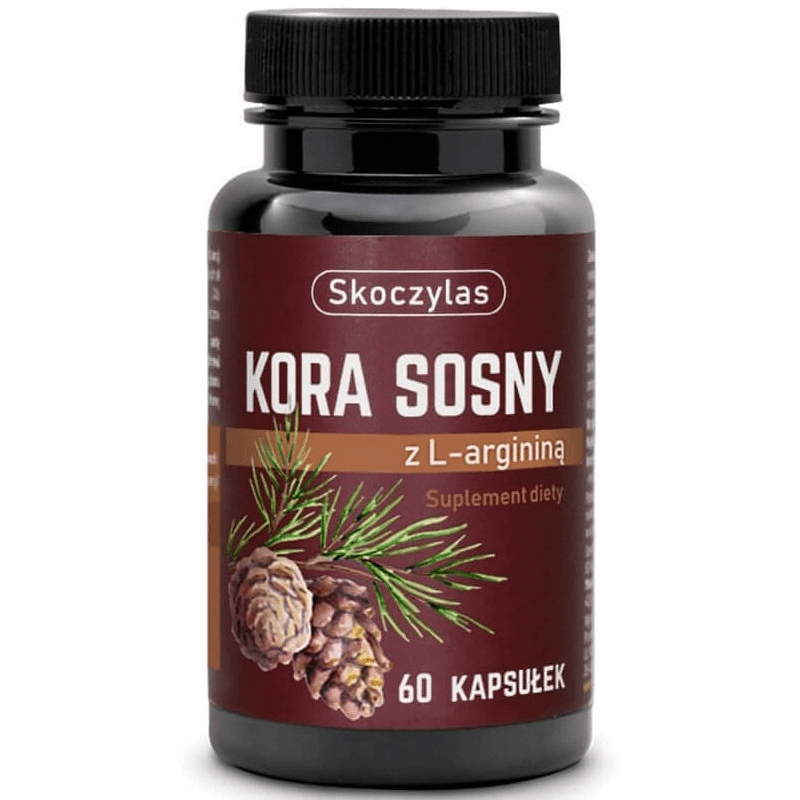Serce i Układ Krążenia Kompleks Skoczylas Kora Sosny z L-argininą 60kaps