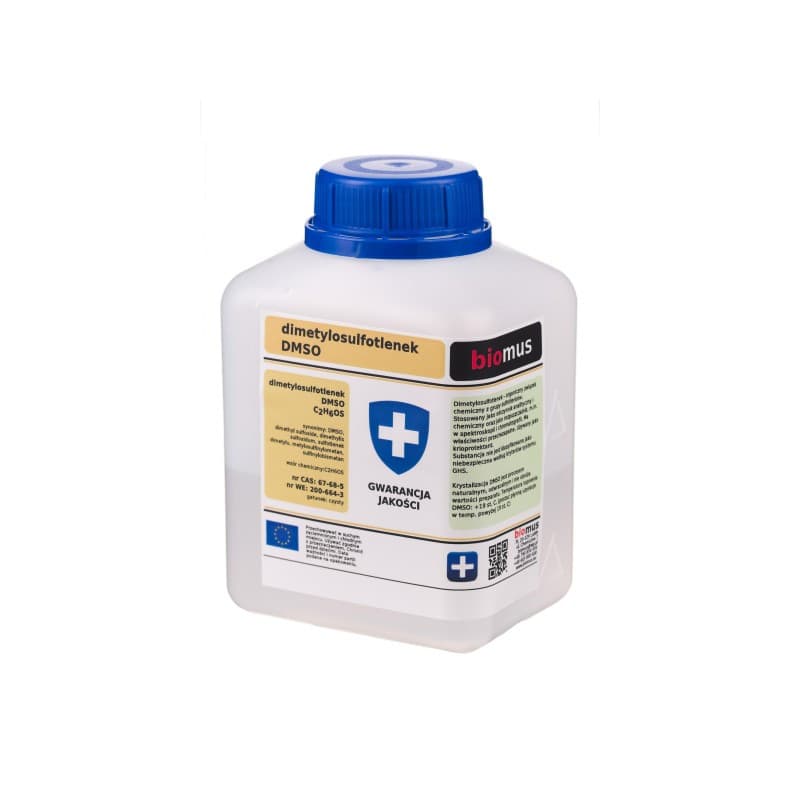 Surowiec chemiczny DMSO Biomus Dimetylosulfotlenek 500ml