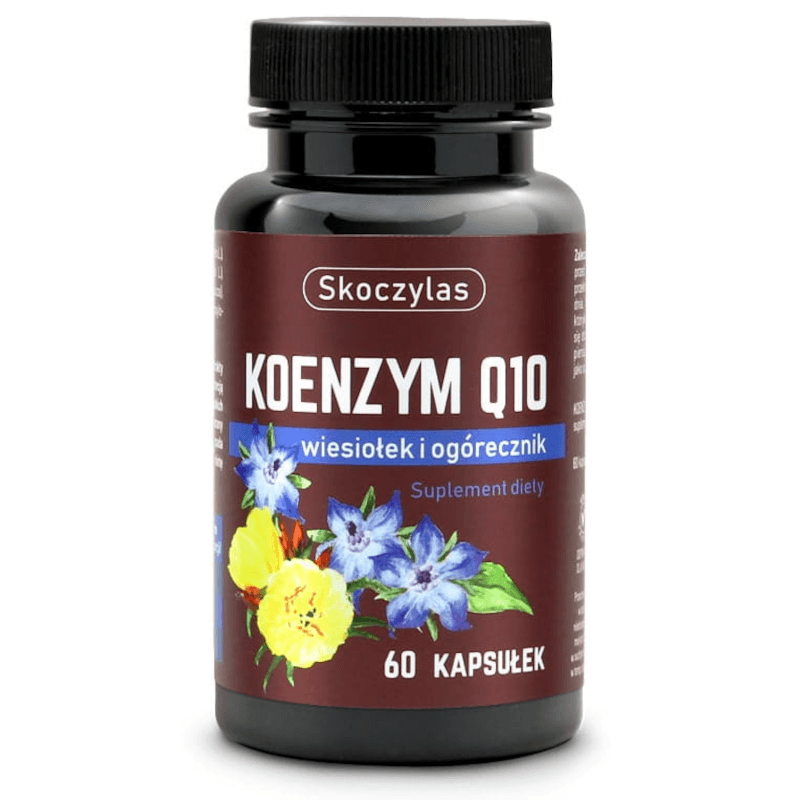 Zdrowe Serce Kompleks Skoczylas Koenzym Q10, Wiesiołek i Ogórecznik 60kaps