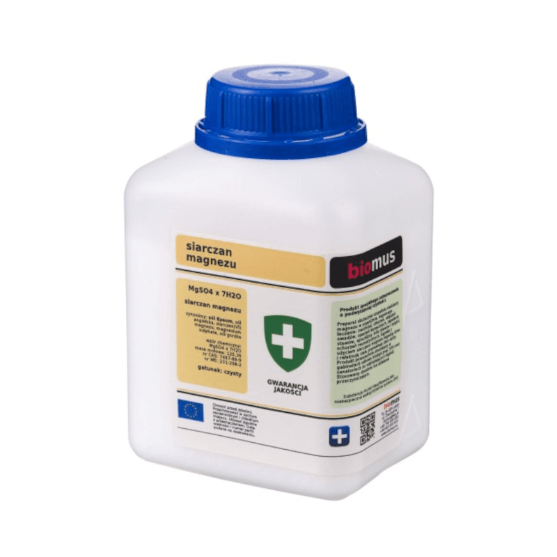 Surowiec zdrowotny Pielęgnacja Ciała Biomus Siarczan Magnezu Sól Epson 500g