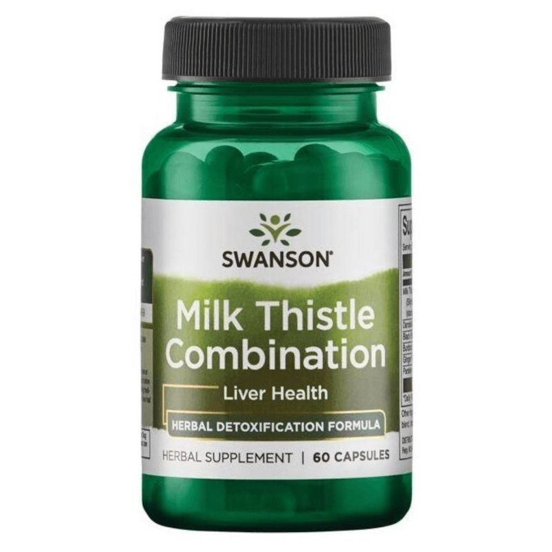 Wsparcie Wątroby Ostropest Plamisty Swanson Milk Thistle Combination 60kaps