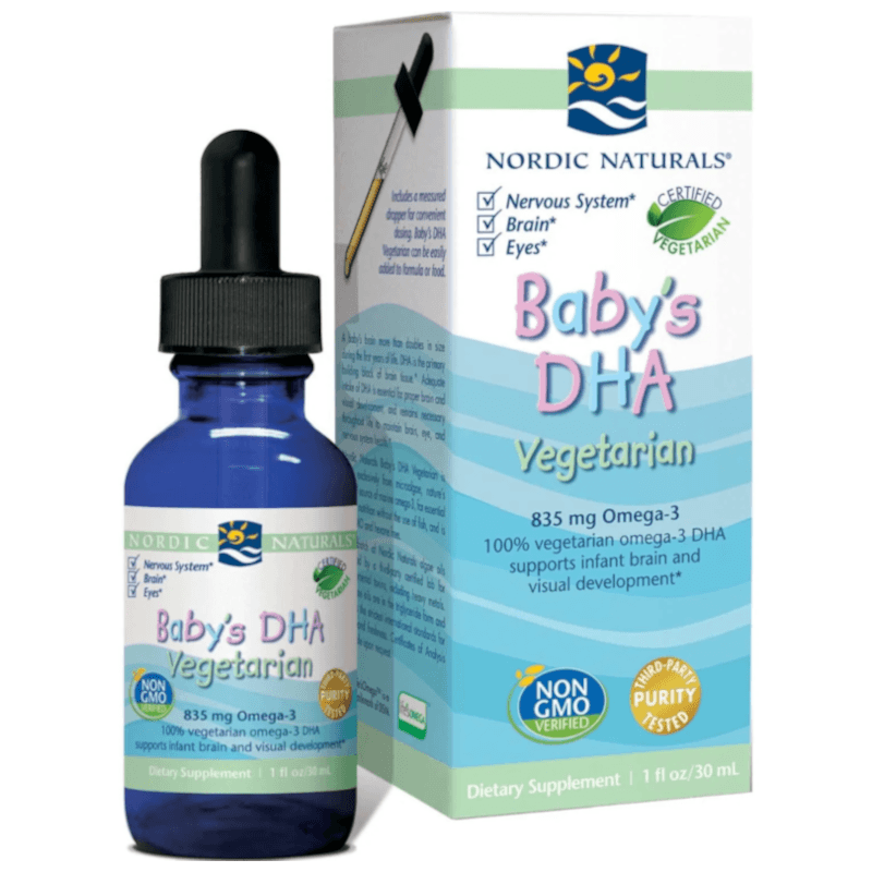 Kwasy Tłuszczowe Omega Nordic Naturals Baby's DHA Vegetarian 30ml