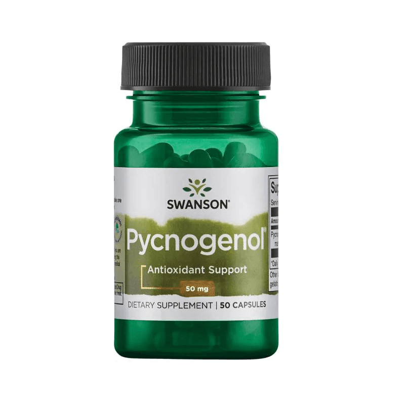 Antyoksydanty Ekstrakt z Kory Sosny Nadmorskiej Swanson Pycnogenol 50mg 50kaps