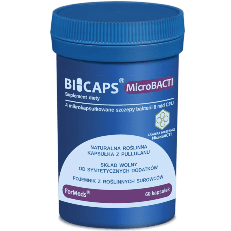 Wsparcie Jelit Probiotyki Formeds Bicaps MicroBacti 60kaps