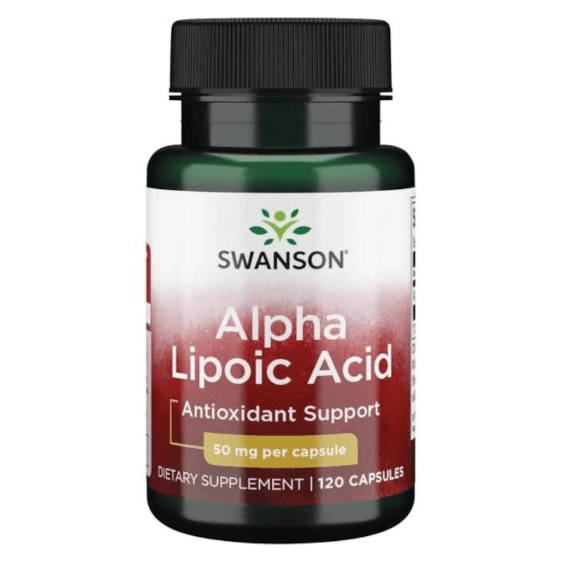 Trawienie Kwas Alfa-Liponowy Swanson Alpha-Lipoic Acid 50mg 120kaps