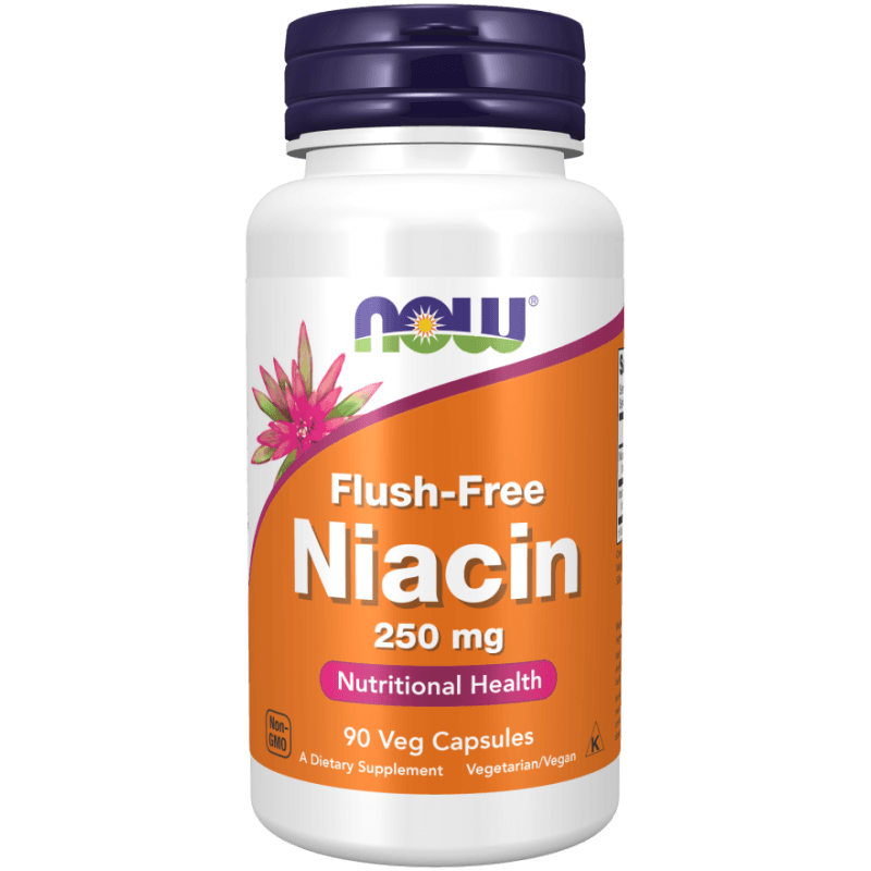 Witamina B Now Foods Niacin Flush Free 250mg 90vkaps