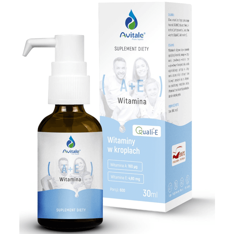Witaminy A + E Avitale Witamina A+E QualiE 30ml