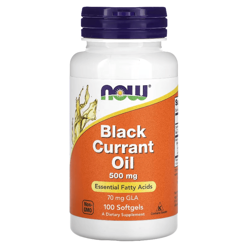 Kwasy Tłuszczowe Olej z Czarnej Porzeczki Now Foods Black Currant Oil 100softgel