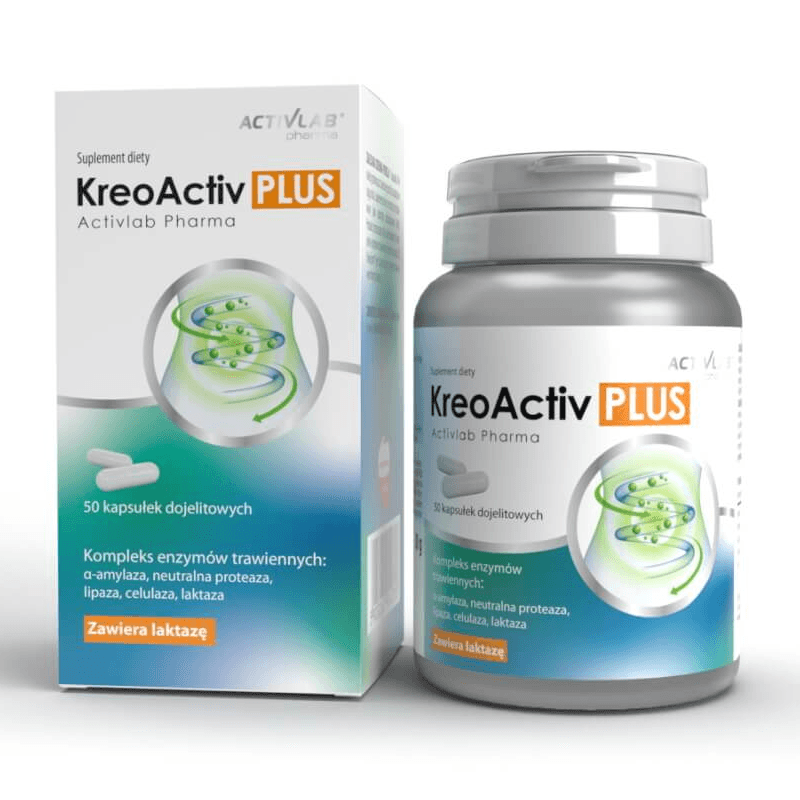 Trawienie Enzymy Trawienne Activlab KreoActiv Plus 50kaps