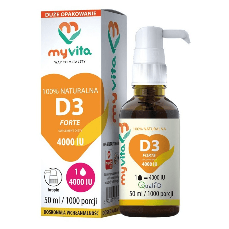 Witamina D MyVita D3 4000IU 50ml