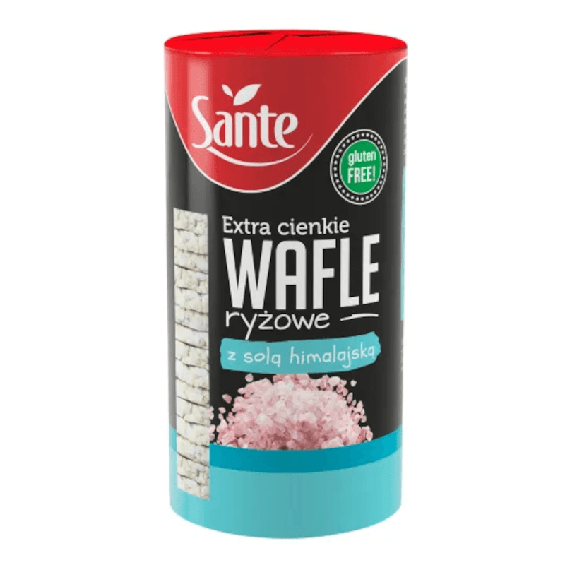 Zdrowa Żywność Wafle Sante Extra Cienkie Wafle Ryżowe z Solą Himalajską 110g