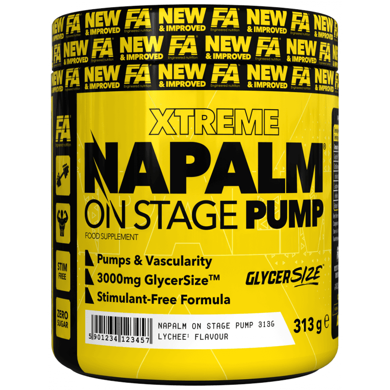 Suplement Pompujący Wieloskładnikowy Fitness Authority Napalm On Stage Pump 313g