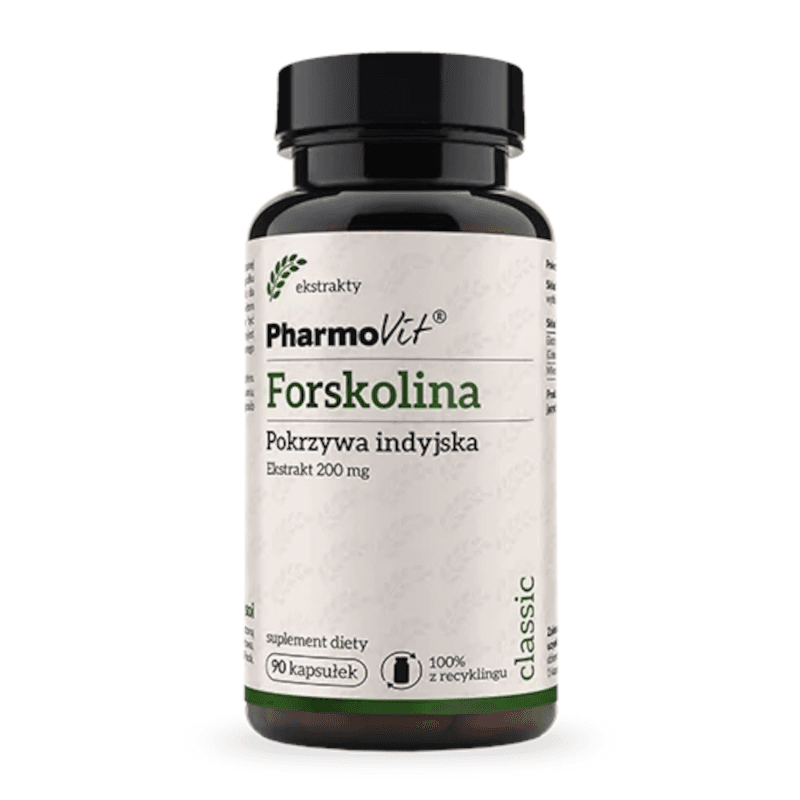 Odchudzanie Pokrzywa Indyjska Pharmovit Forskolina 200mg 90kaps