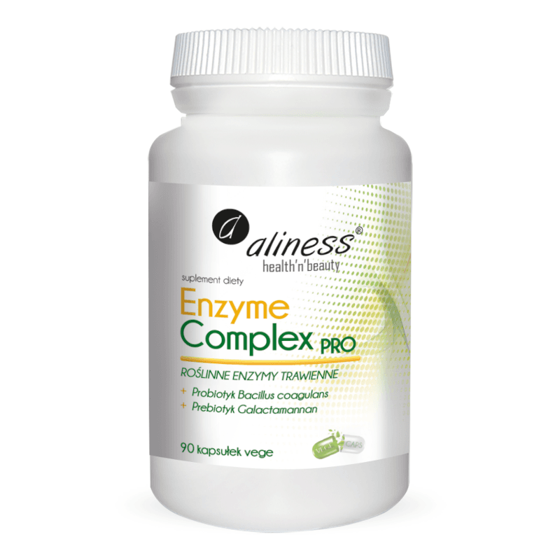 Trawienie Enzymy Trawienne Aliness Enzyme Complex Pro 90kaps