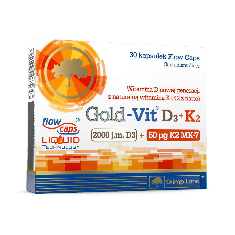 Witaminy D Olimp Gold-Vit D3+K2 2000 IU 30kaps