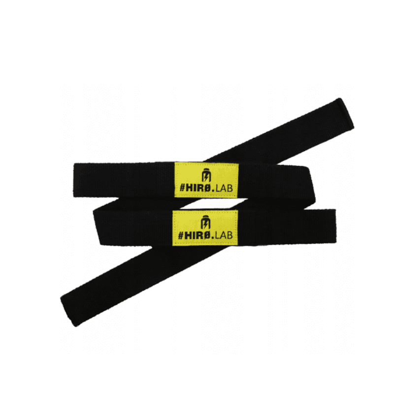 Akcesoria Paski do Martwego Ciągu Hiro Lab Cotton Straps Black
