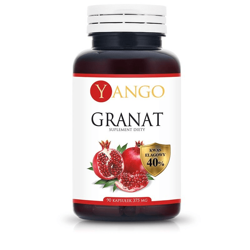 Zdrowe Serce Granat Yango Granat 40% kwasu elagowego 90kaps