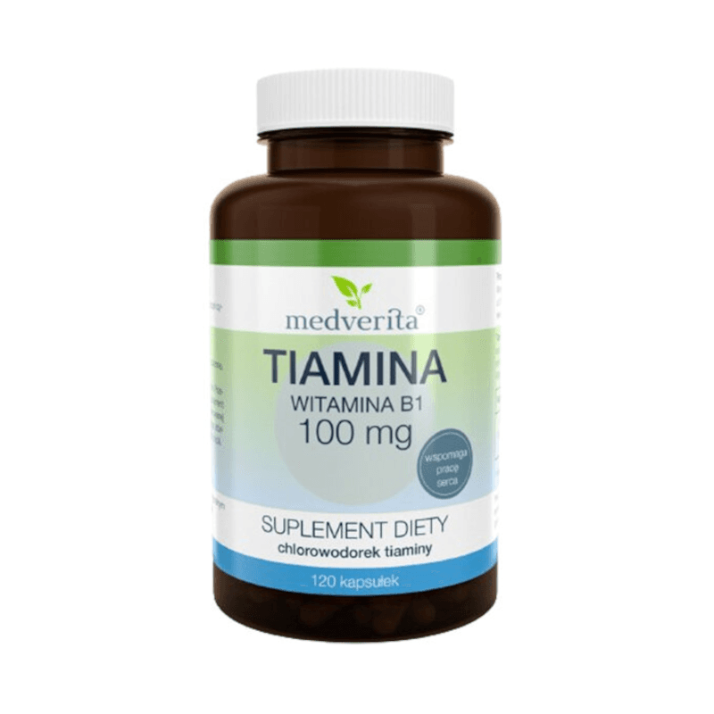 Witamina B MEDVERITA Tiamina B1 100mg 120kaps
