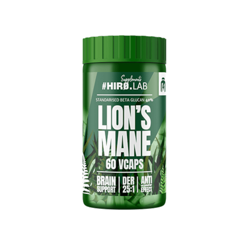 Pamięć i Koncentracja Soplówka Jeżowata Hiro Lab Lions Mane 60vkaps