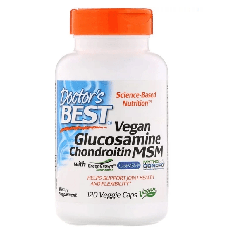 Regeneracja Stawów Kompleks Doctor's Best Vegan Glucosamine Chond. MSM 120vkaps