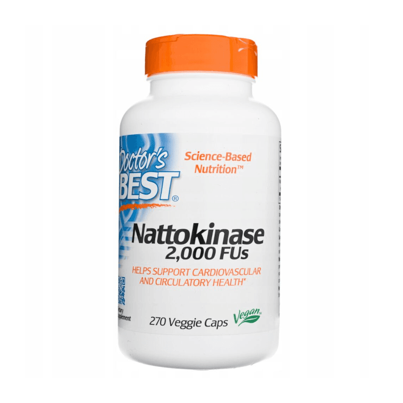 Zdrowe Serce Nattokinaza Doctor's Best Nattokinase 2000 FUs 270vcaps
