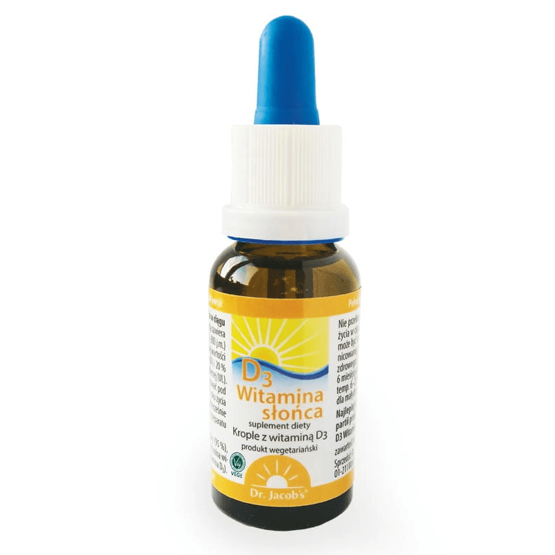 Witamina D Dr. Jacob's Witamina Słońca D3 20ml