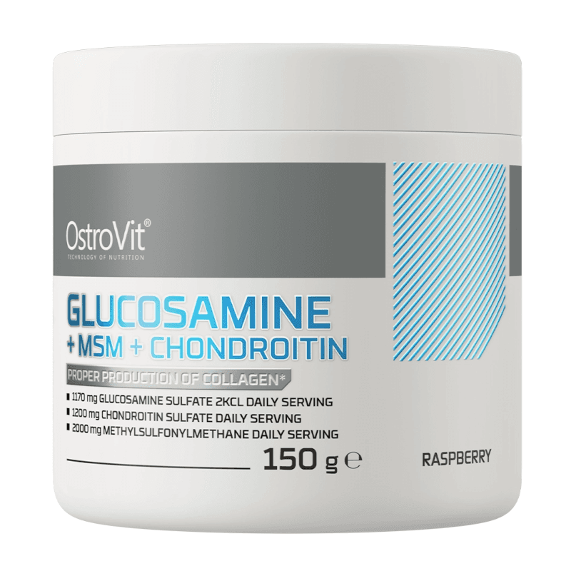 Regeneracja Stawów Glukozamina OstroVit Glucosamine+MSM+Chondroitin 150g