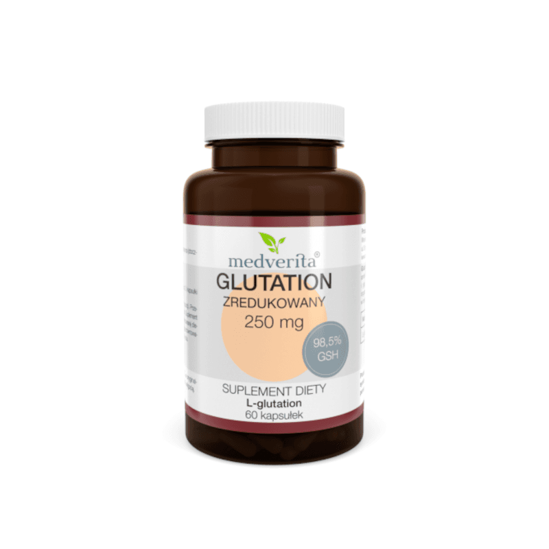 Detoks Medverita Glutation zredukowany 250mg 60kaps