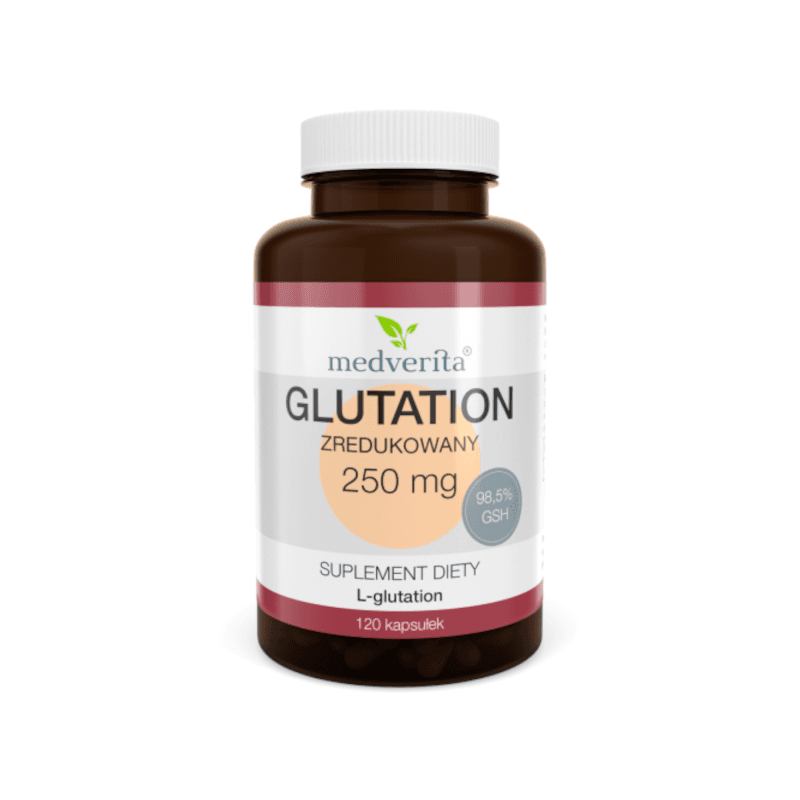 Detoks Medverita Glutation zredukowany 250mg 120kaps