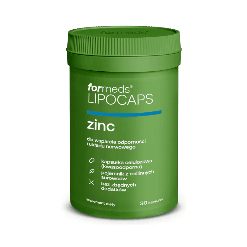 Minerały Cynk Formeds Lipocaps Zinc 30kaps