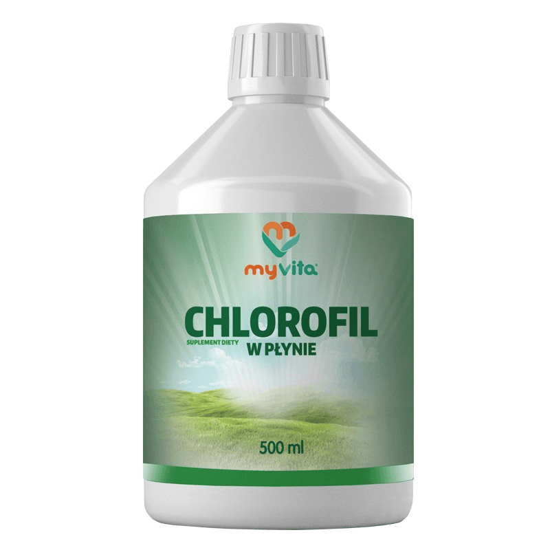 Detoks i Antyoksydanty Chlorofil MyVita Chlorofil w płynie 500ml