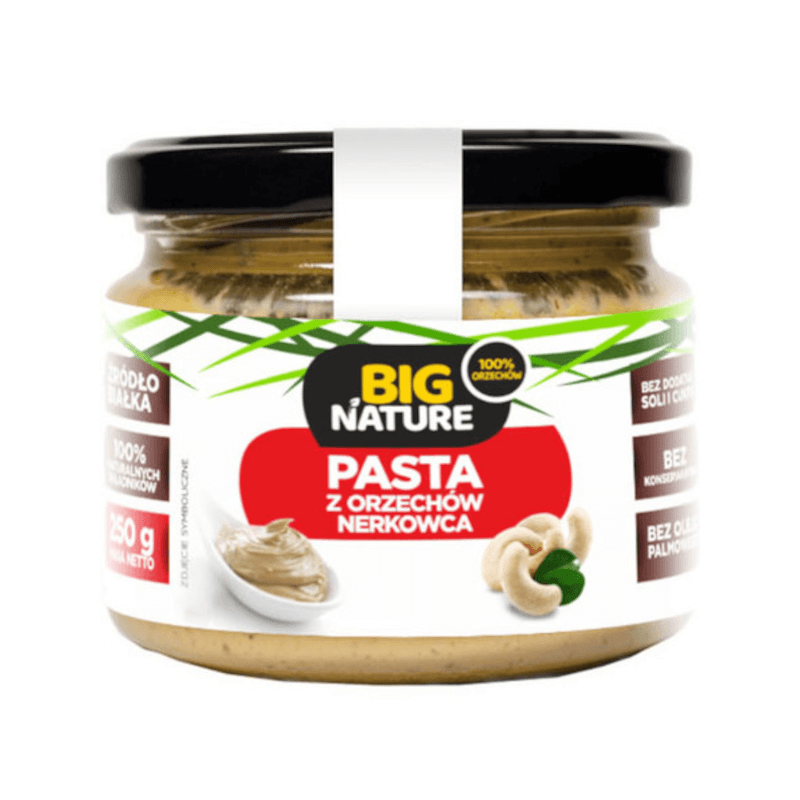 Zdrowa Żywność Pasta Big Nature Pasta z orzechów nerkowca 250g