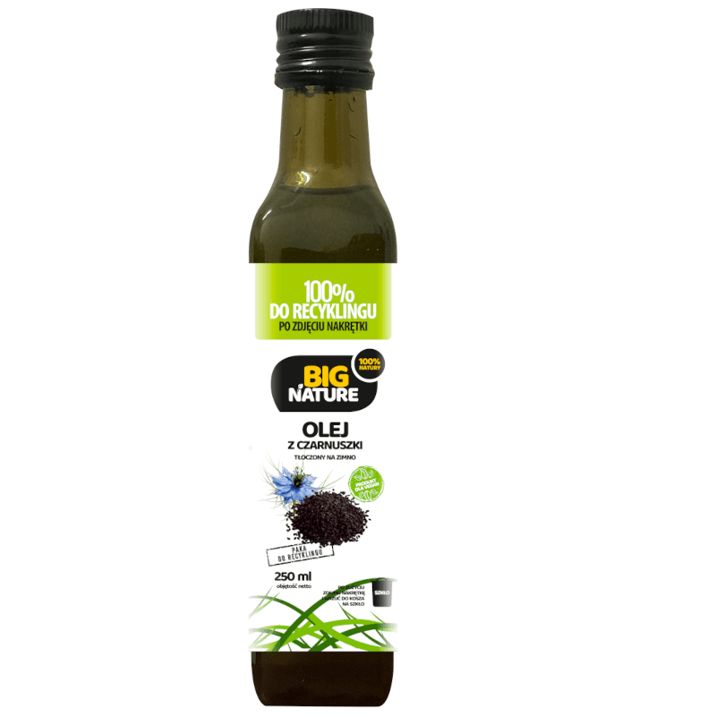Zdrowa Żywność Olej Big Nature Olej z czarnuszki 250ml