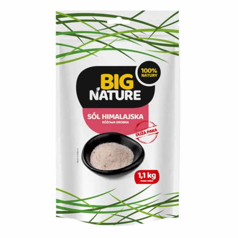 Przyprawa Sól Big Nature Sól himalajska różowa drobna 1100g