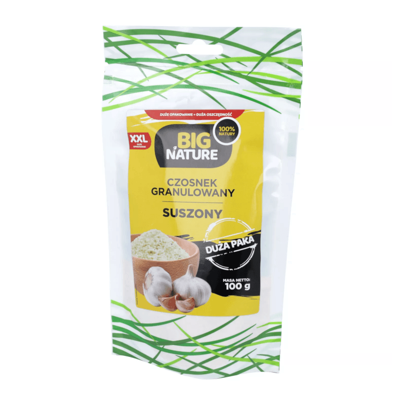 Przyprawa Big Nature Czosnek Granulowany Suszony 100g