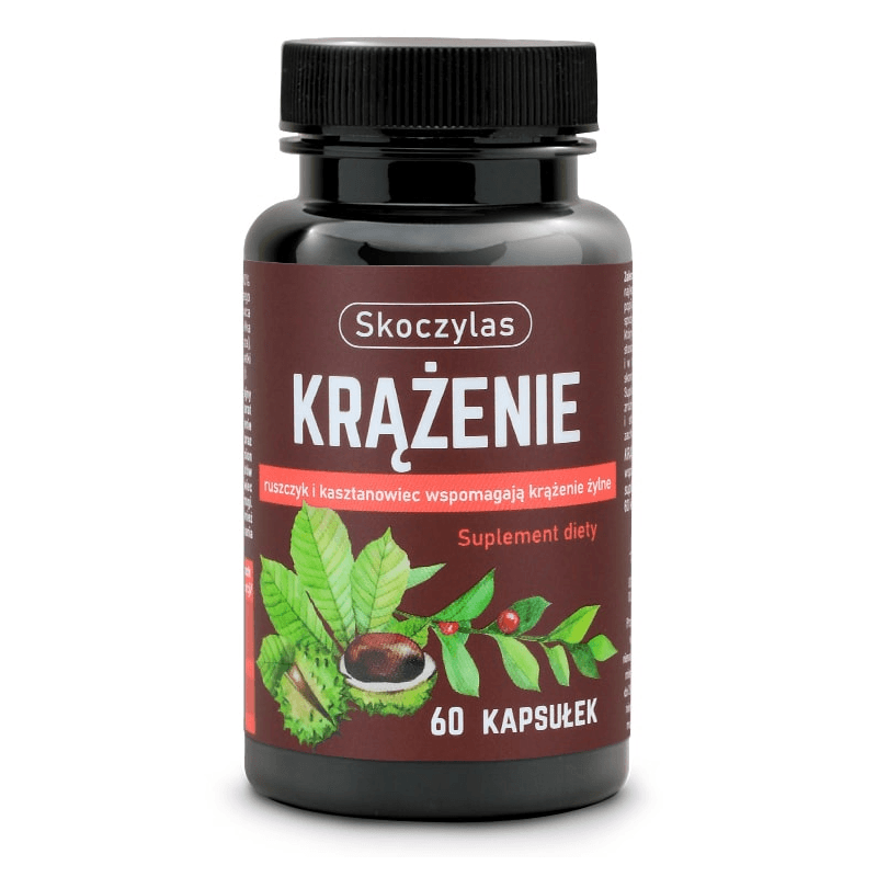 Zdrowie Kompleks Skoczylas Krążenie, ruszczyk, diosmina, kasztanowiec 60kaps