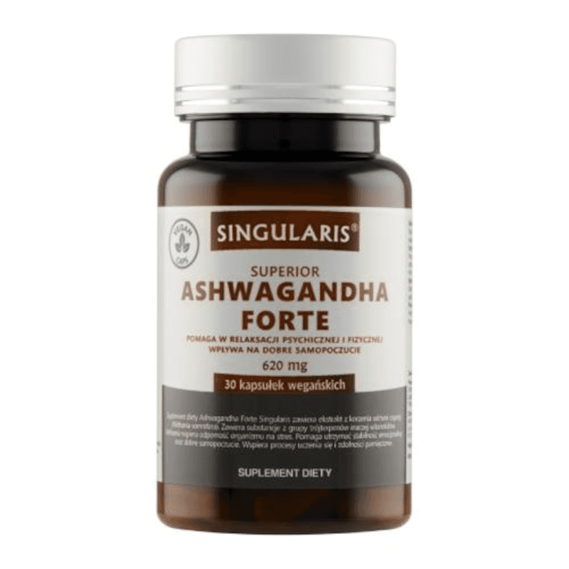 Adaptogeny Ashwagandha Singularis SINGULARIS ASHWAGANDHA FORTE 620 mg 30kaps