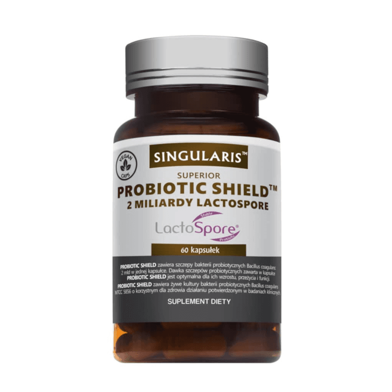 Trawienie Probiotyki Singularis Probiotic Shield 2mld z rośl.celu 60kaps