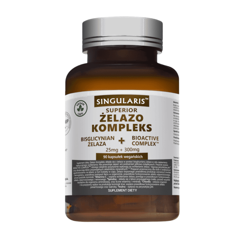 Kompleks Żelazo Singularis Żelazo+Bioactiv Complex 30kaps