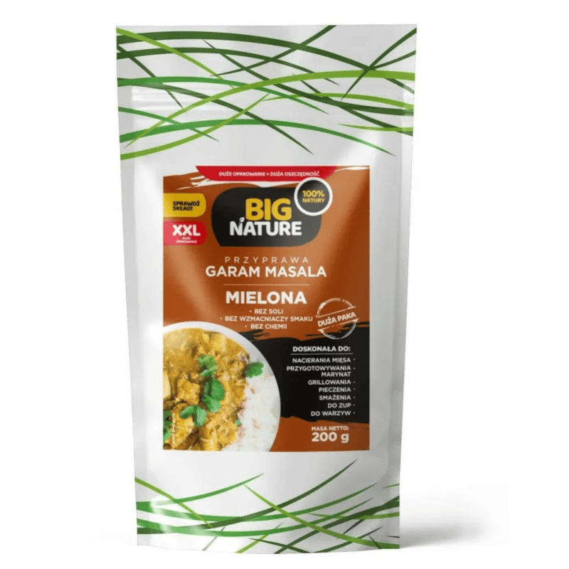 Przyprawa Mieszanka Big Nature Przyprawa Mielona Do Garam Masala 200g
