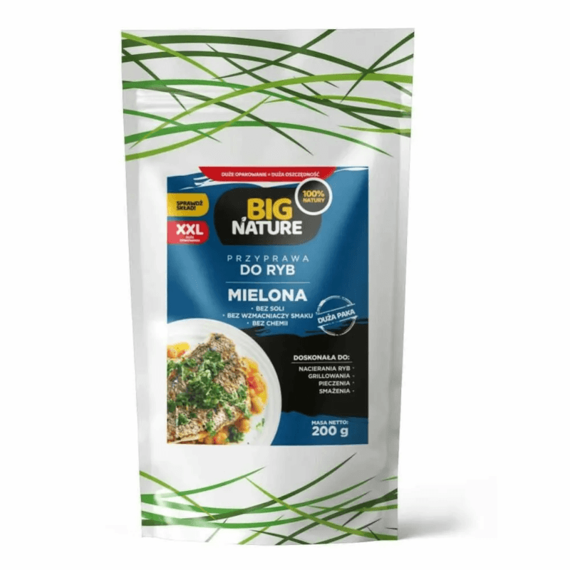Przyprawa Mieszanka Big Nature Przyprawa Mielona Do Ryb 200g