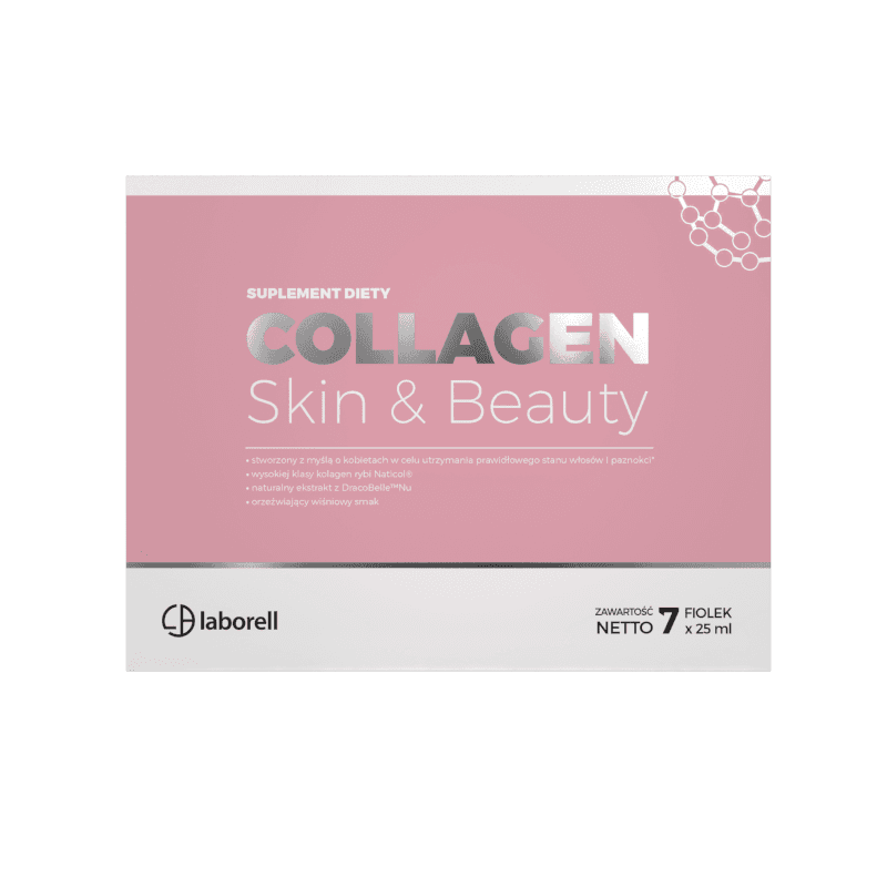 Wsparcie Włosów, Skóry, Paznokci Kolagen Rybi Laborell Collagen Naticol Shot 7x25ml